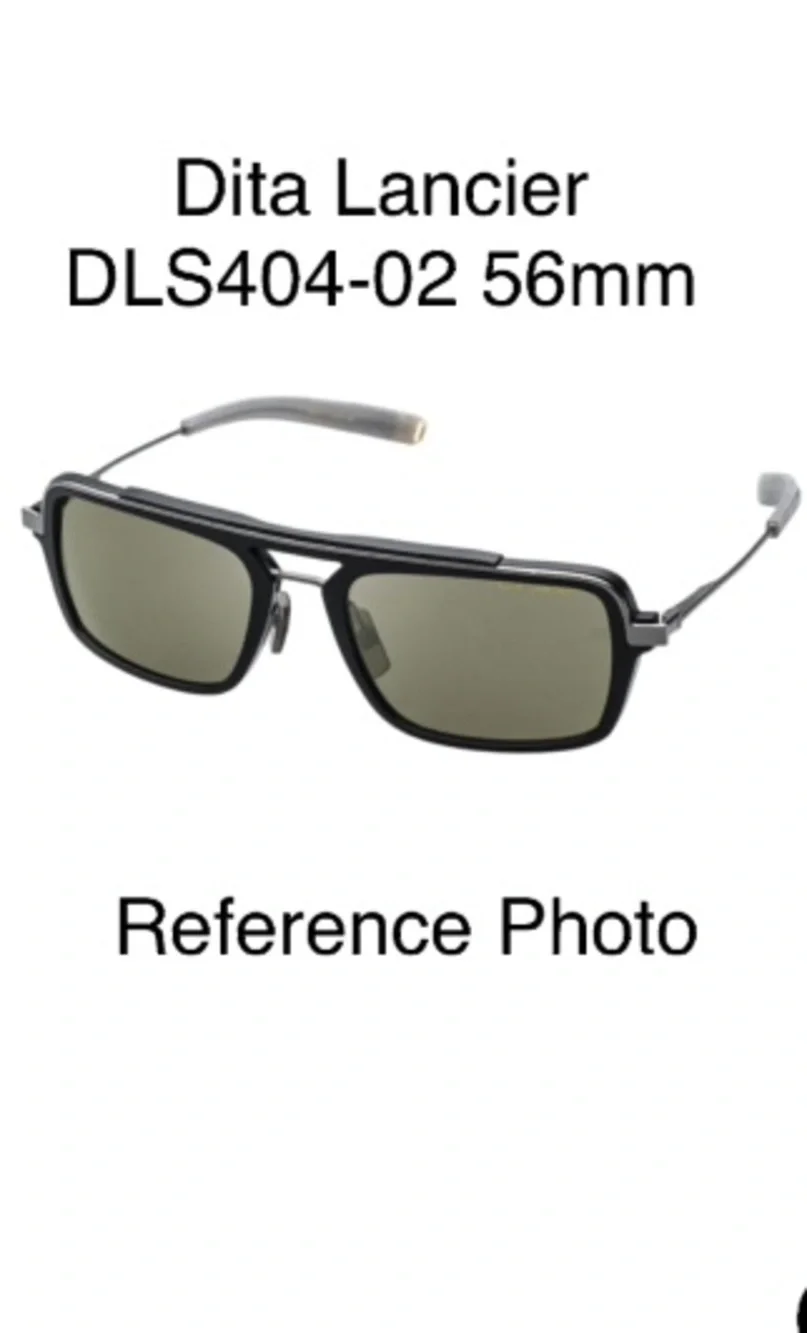 Dita Lancier DLS404-02 Sunglasses Replacement Lenses 56mm Grey New